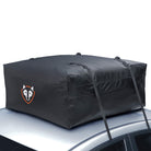 Ace Car Top Carrier, Black, Side Angle