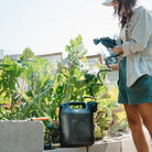 WaterPORT 2.0 Gallon Water Tank, Black, Lifestyle Watering Plants