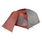 Cross Canyon Tent, Red and Gray, Angled Closed