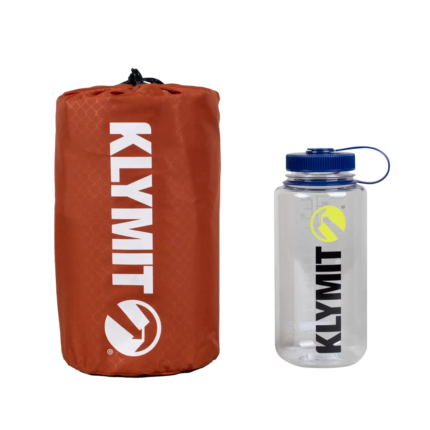 Insulated Static V Peak, Red Rock, Extra Large, Sack and Bottle Size Comparison