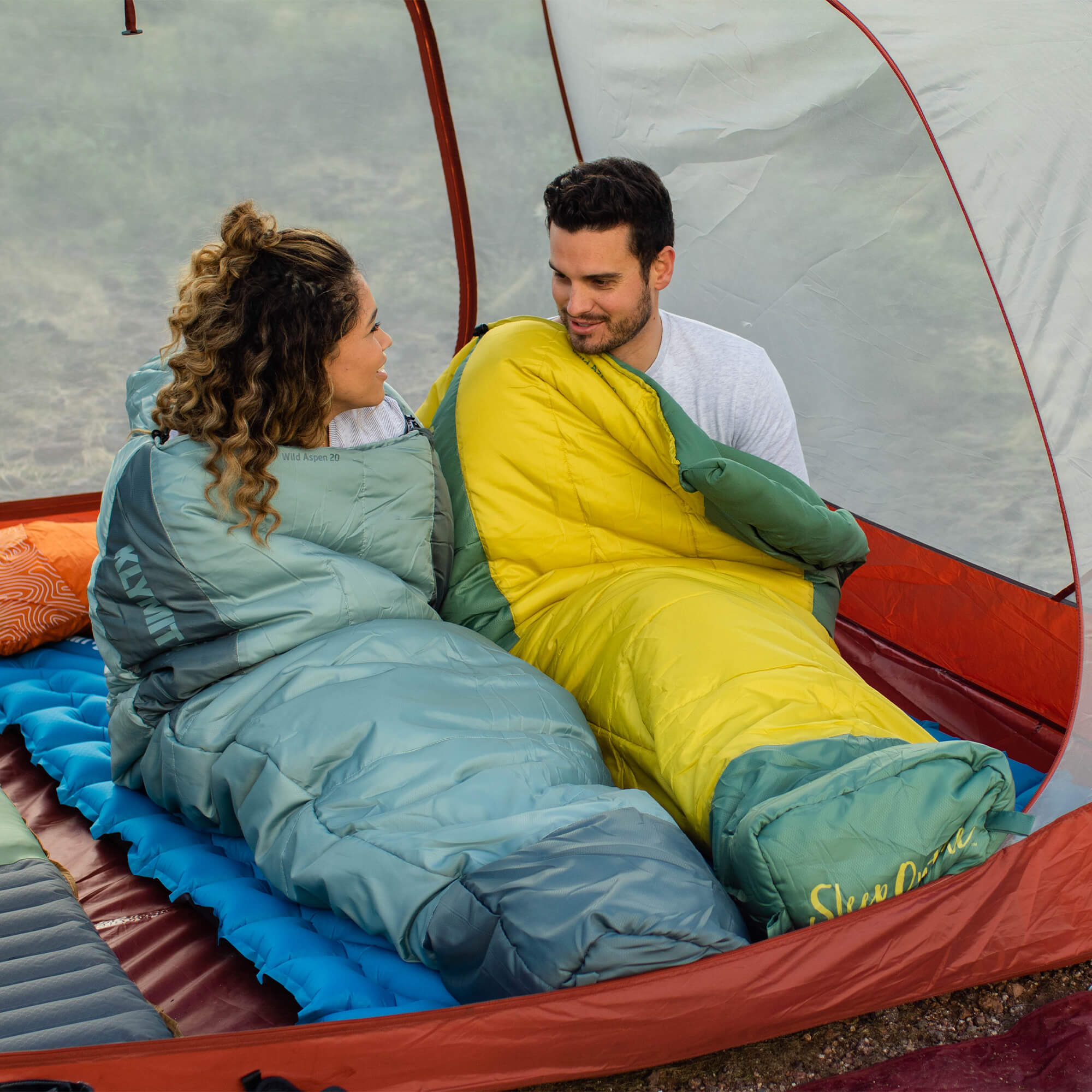all-groups Wild Aspen 0 & 20 Degree Sleeping Bag, Large, Lifestyle Tent Camping