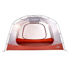 Cross Canyon Tent, 4 Person Orange/Gray, Front No Fly Open