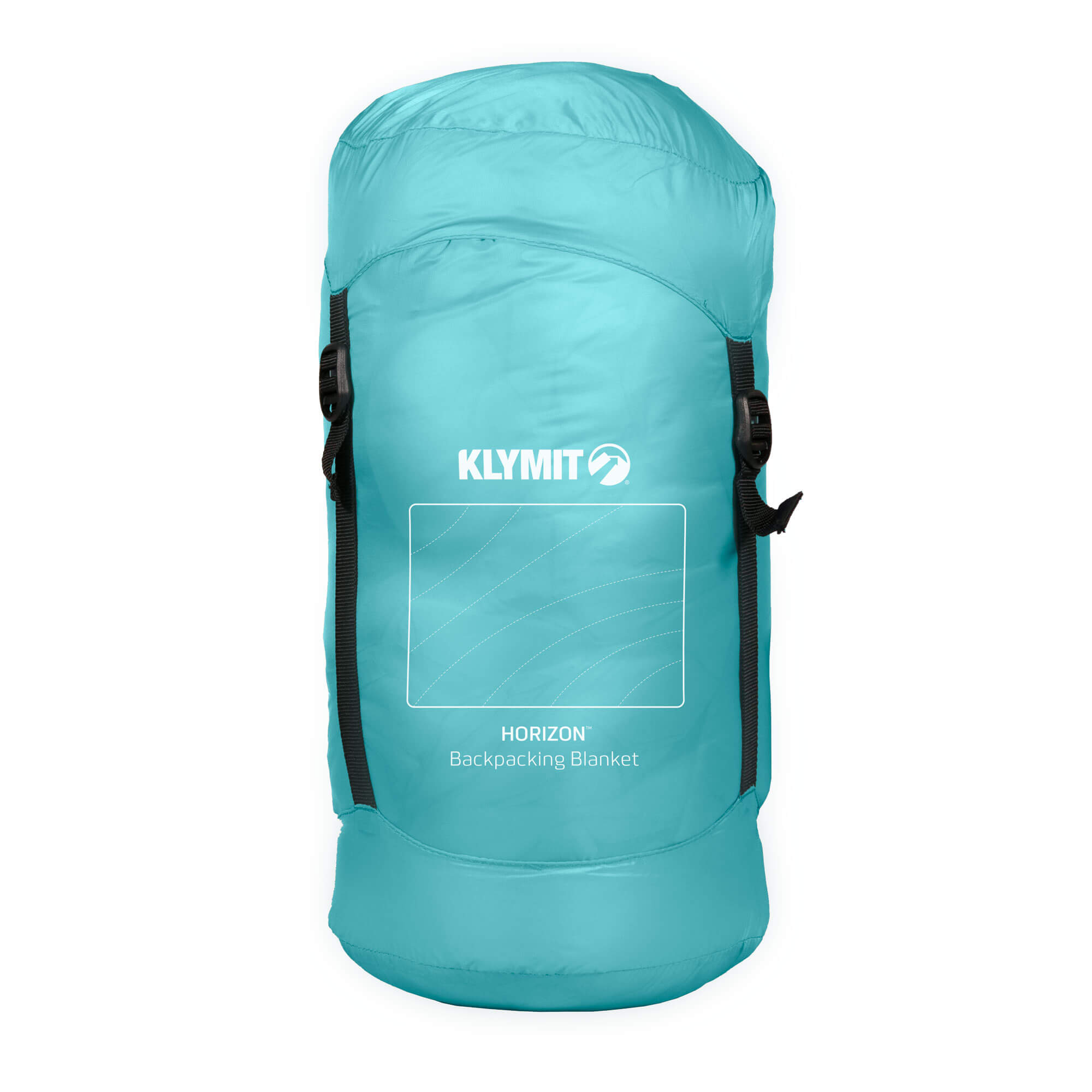 Horizon Backpacking Blanket, Blue/Gray, Stuff Bag