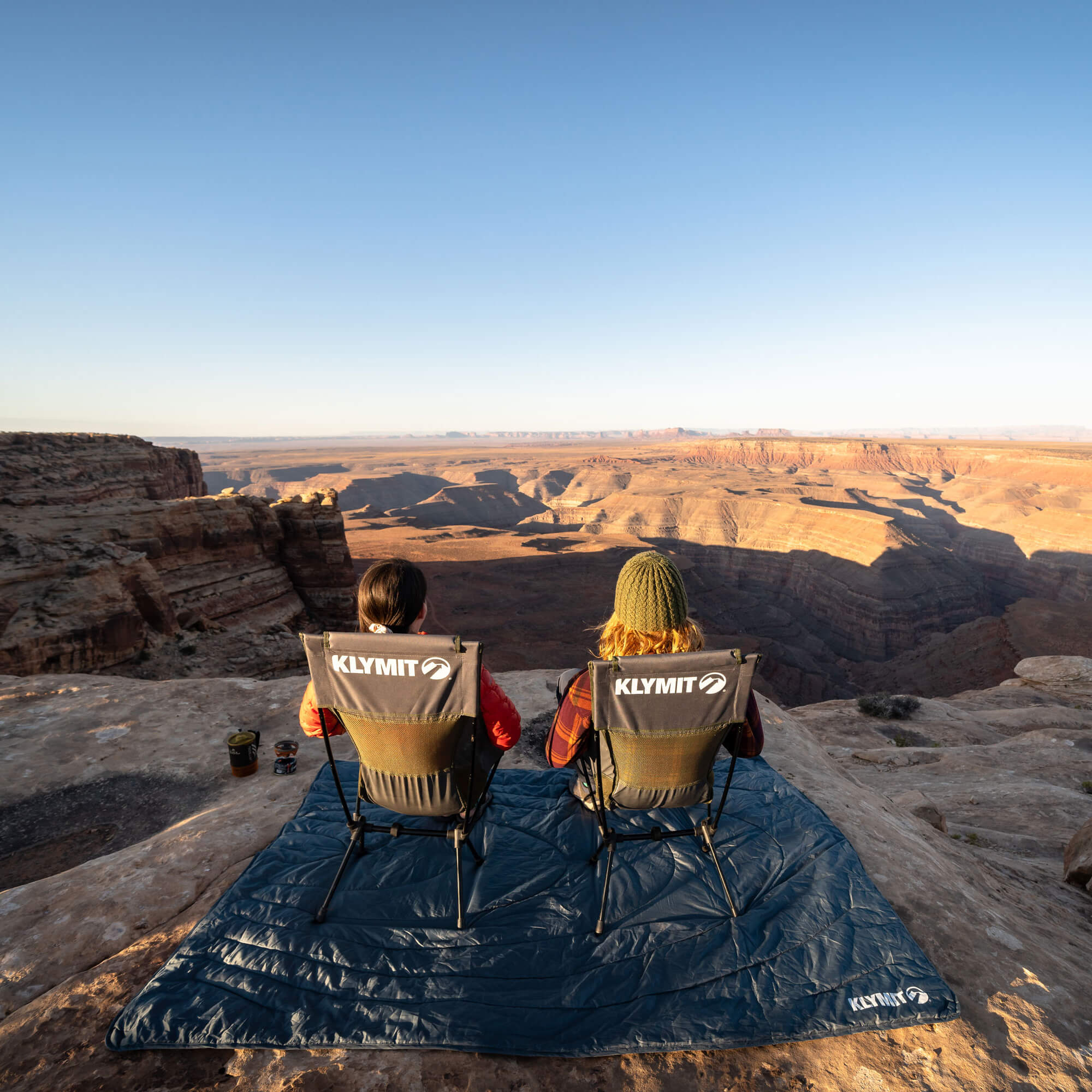 Horizon Travel Blanket, Gray, Lifestyle Scenery
