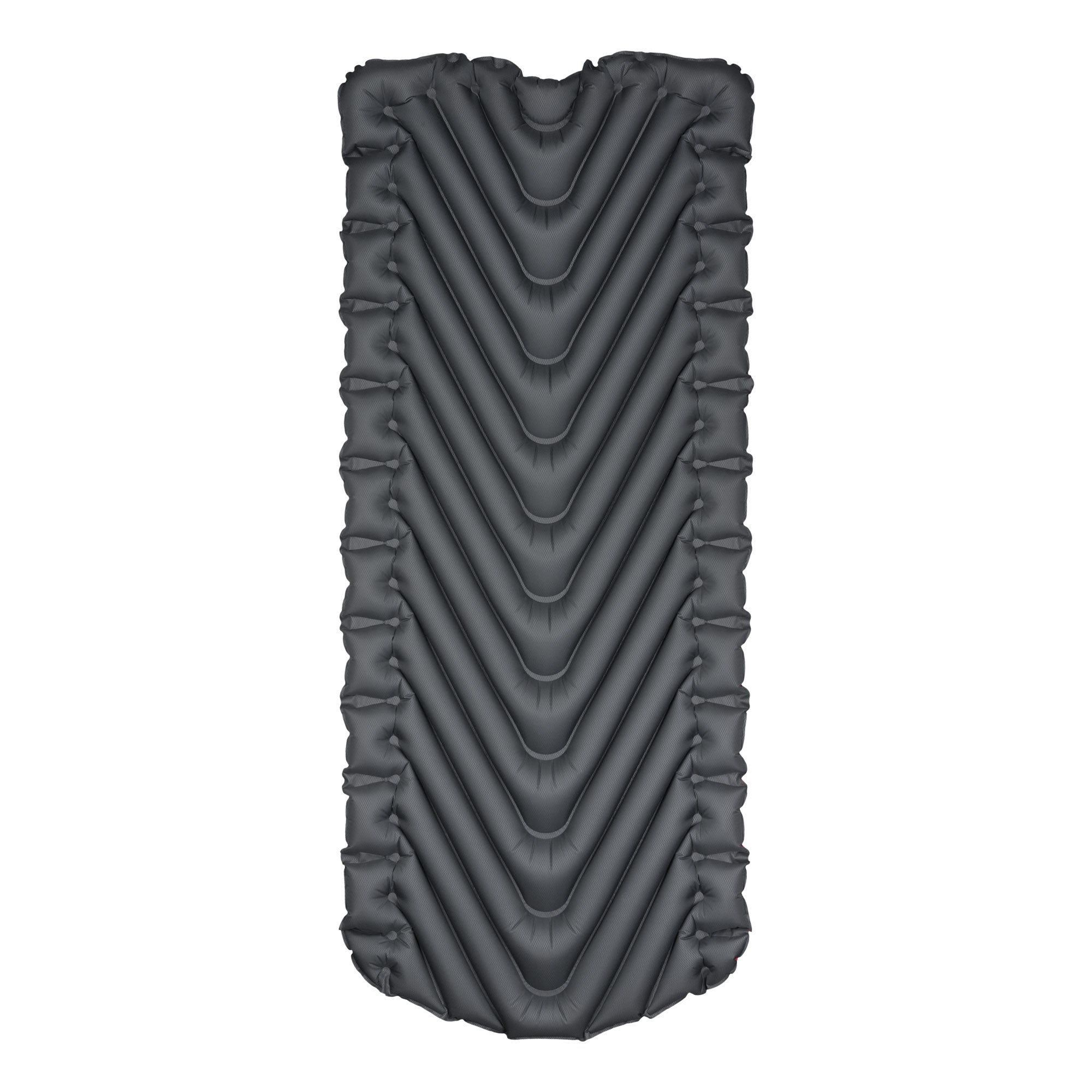 Insulated Static V Luxe Sleeping Pad, Red, Gray Back