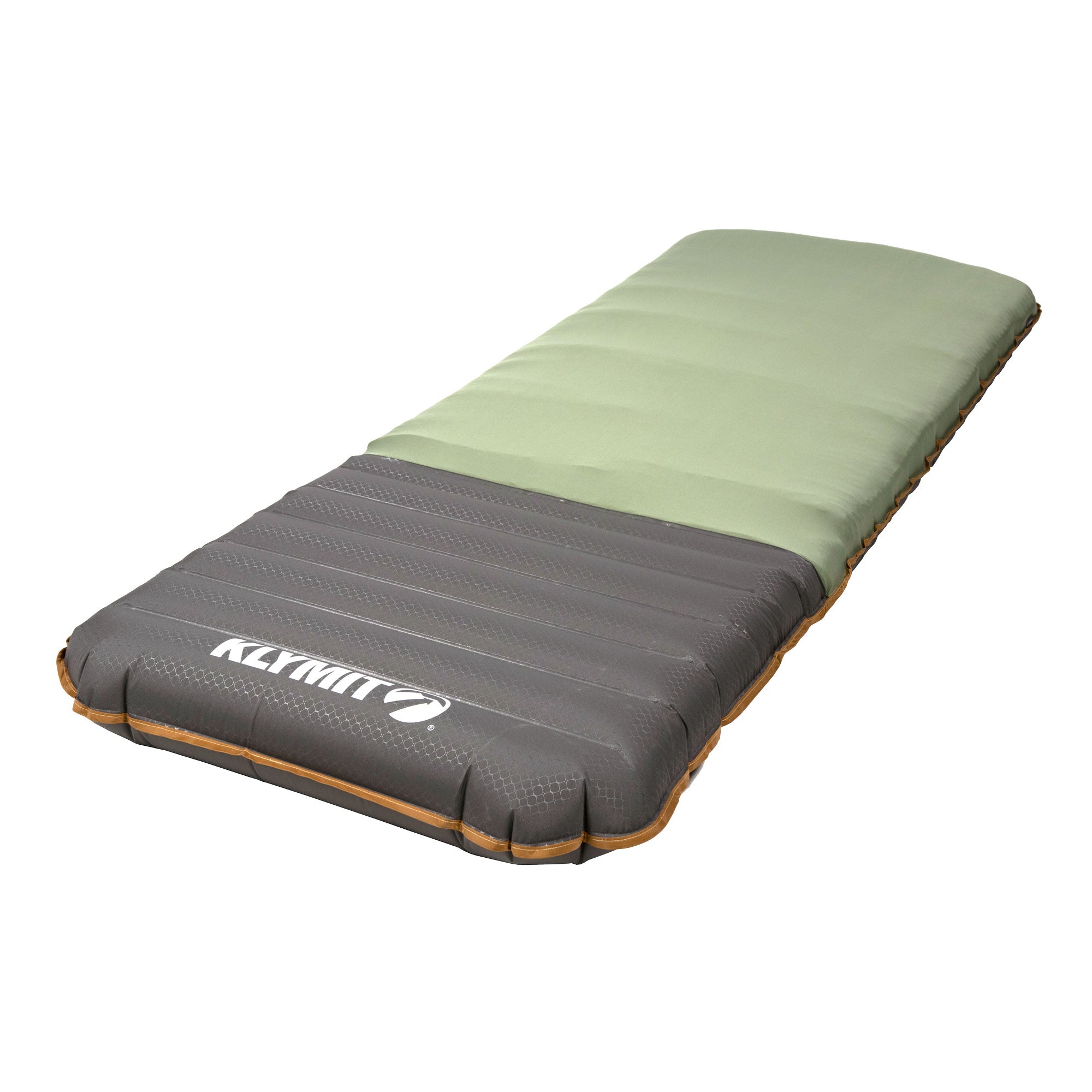 Klymaloft Sleeping Pad, Green Extra Large, Angled Front