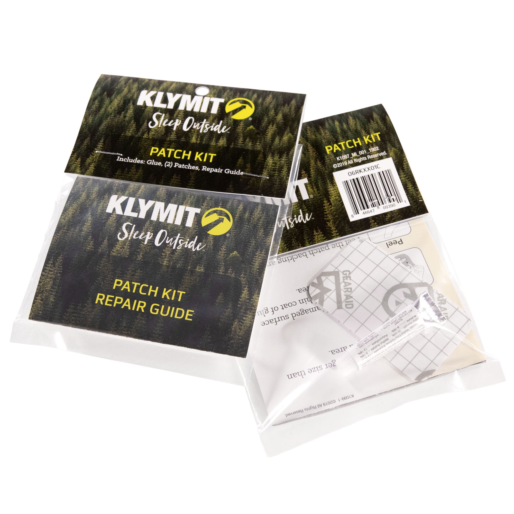 Patch Kit, Front and Back of Package