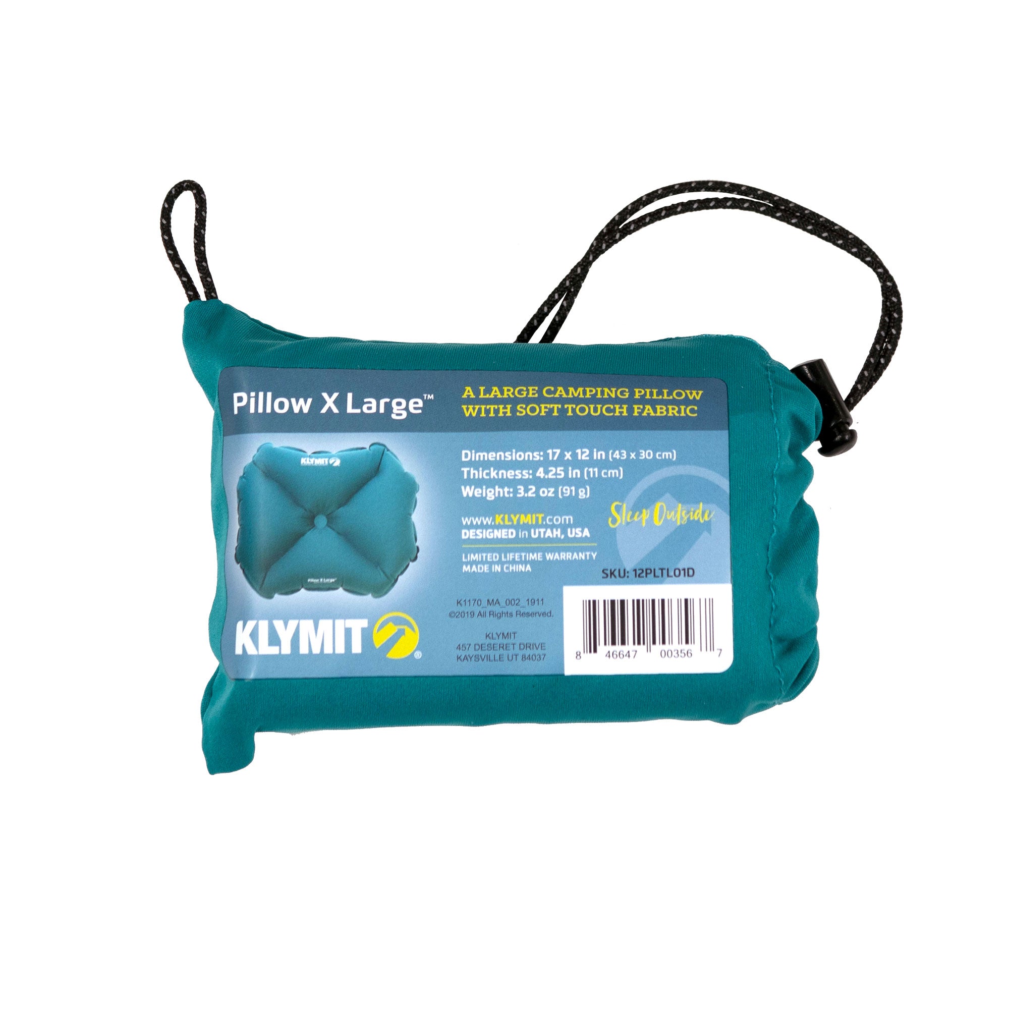 Pillow X Large, Teal, Storage Bag