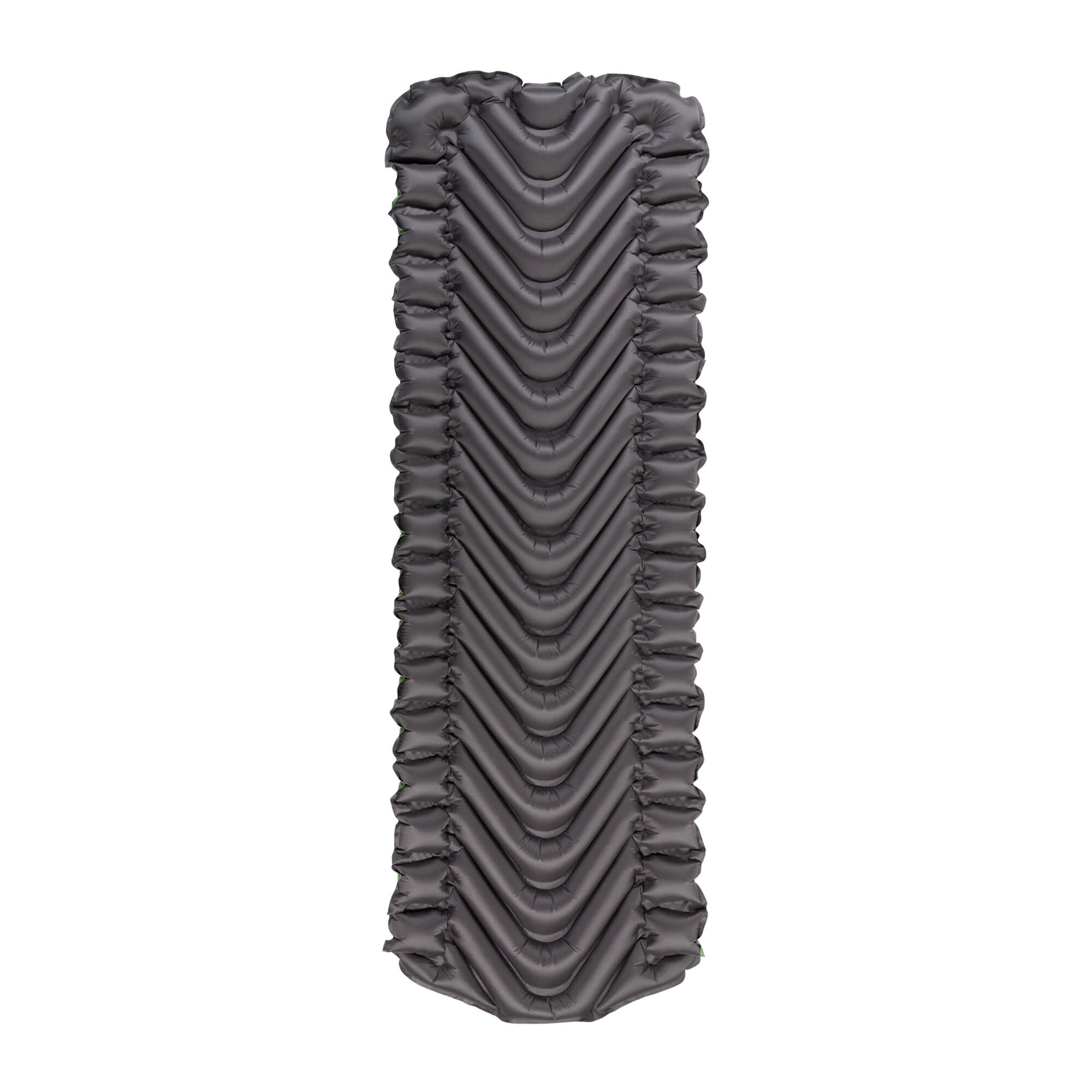 Static V Long Sleeping Pad, Green, Gray Back