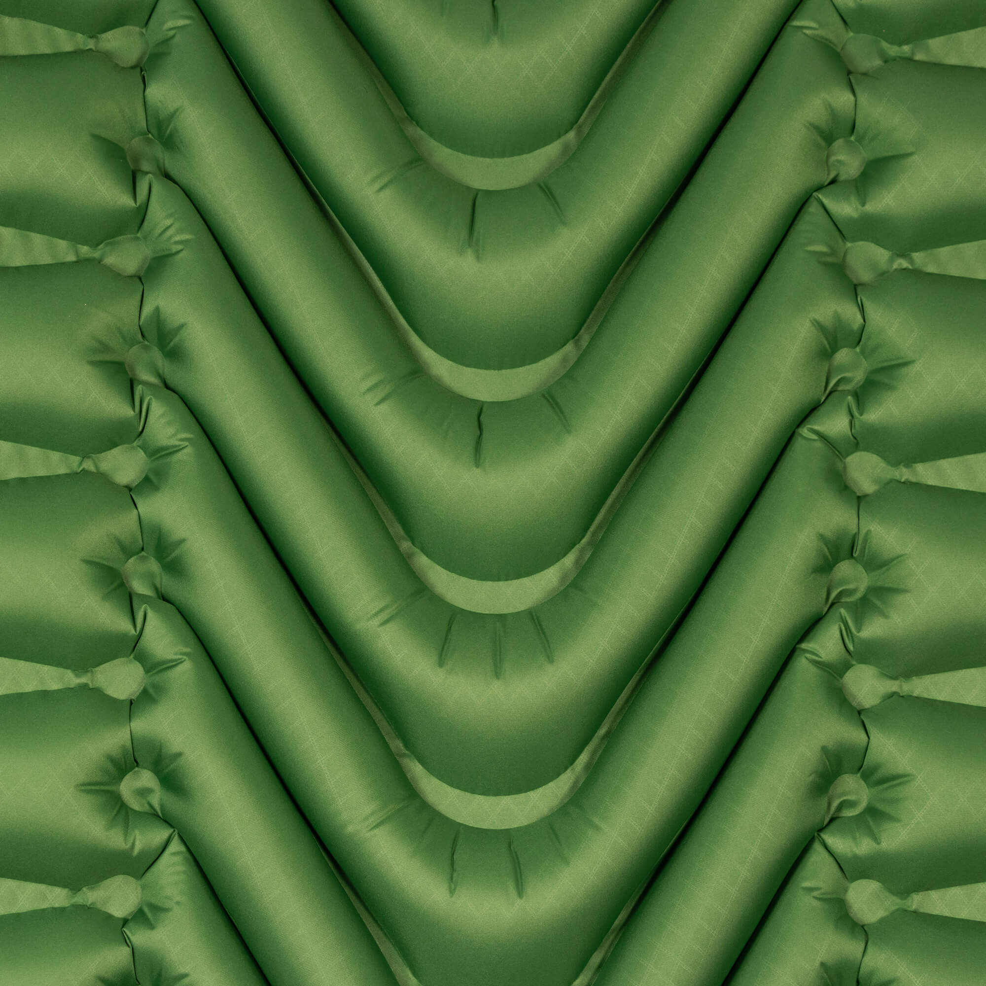 Static V Long Sleeping Pad, Green, Up Close Fabric