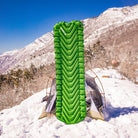 Static V Long Sleeping Pad, Green, Lifestyle Snowy Campsite