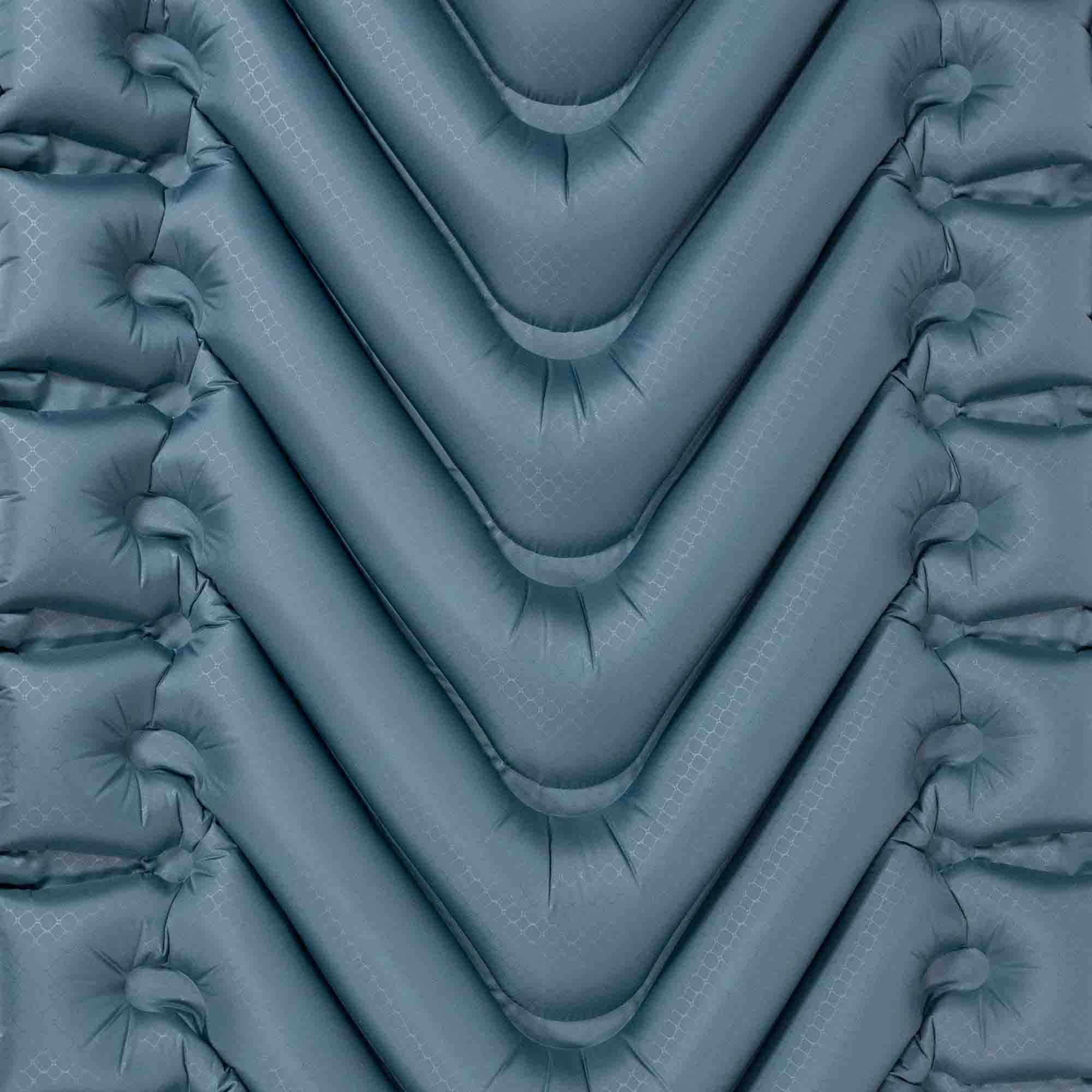 Static V Luxe SL Sleeping Pad, Blue, Up Close