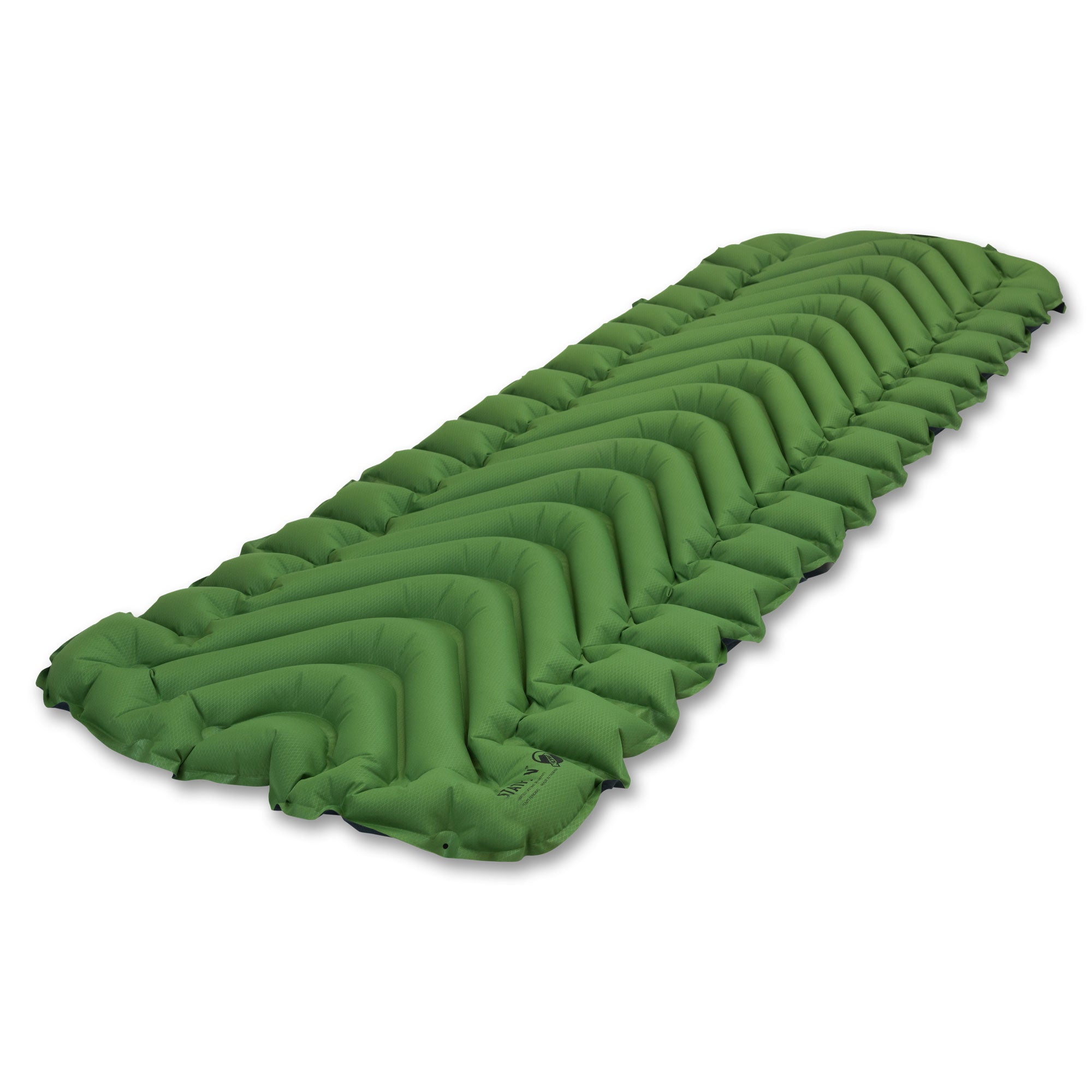 Static V Sleeping Pad, Green, Side Angle