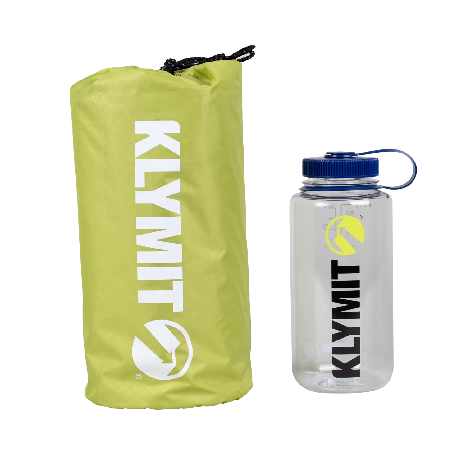 Static V Summit, Bright Chartreuse, Extra Large, Sack and Bottle Size Comparison