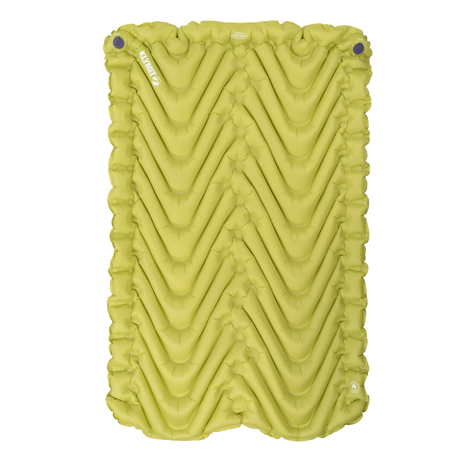 Static V Summit, Bright Chartreuse, Double, Front