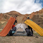 Static V Lite Eco Sleeping Pad, Gold, Lifestyle Tent Camping