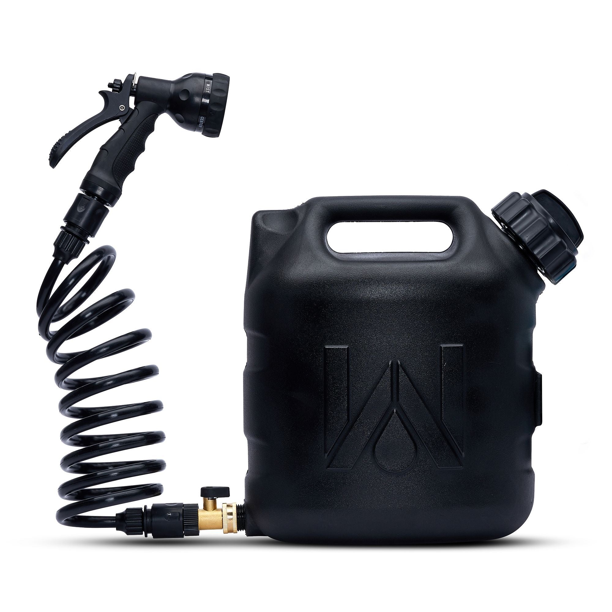 WaterPORT 2.0 Gallon Water Tank, Black, Front