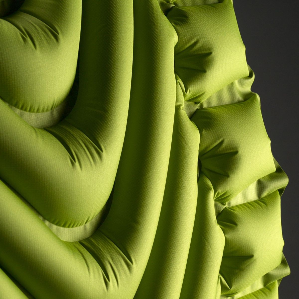 Static V2 Sleeping Pad, Green, Close Up