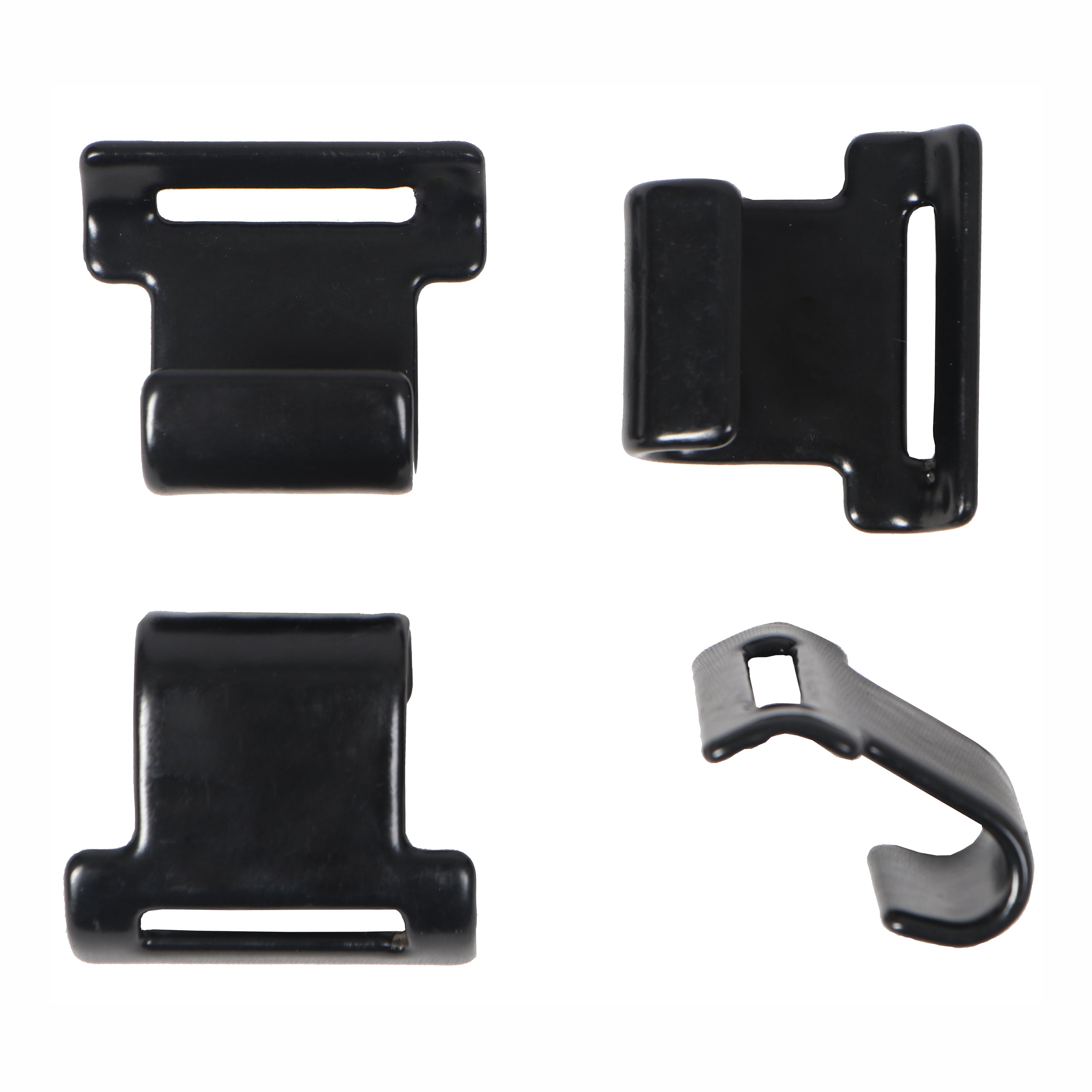 Replacement Car Clips, Black, 4-Pack