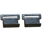 Replacement Rear Car Clips, Black, 2-Pack