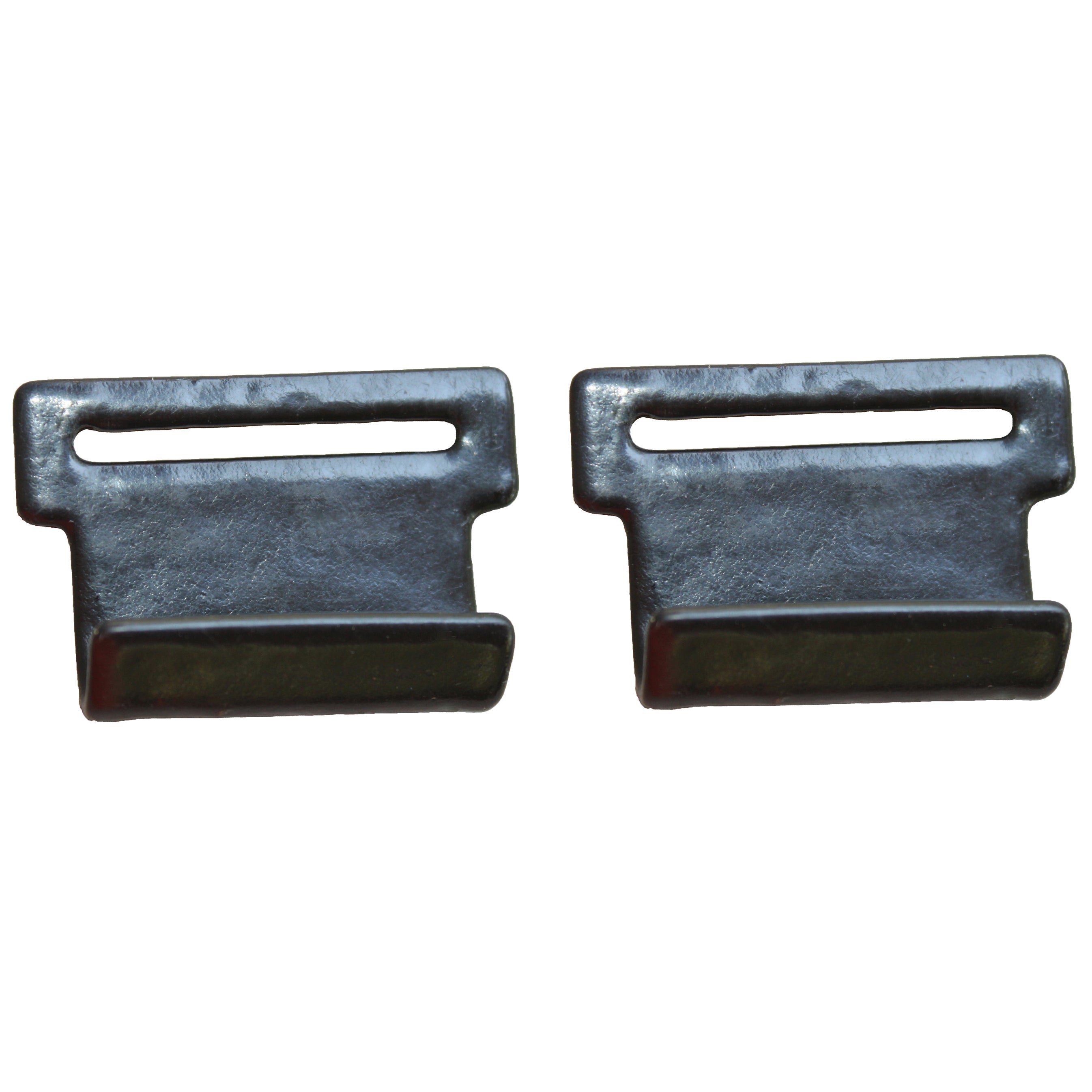 Replacement Rear Car Clips, Black, 2-Pack