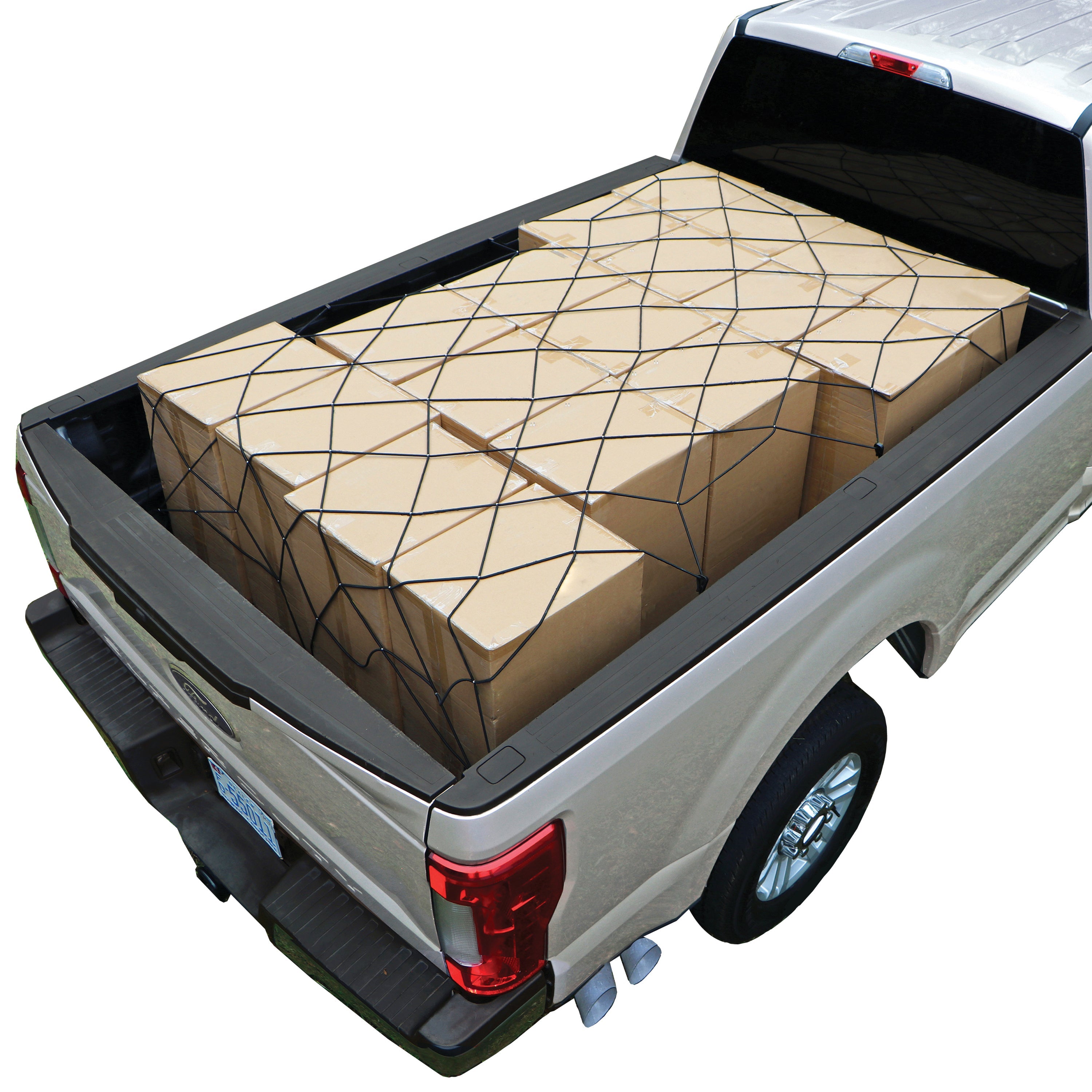 Bungee Cargo Net, Black, Top Angle