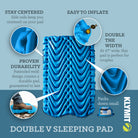 Double V Sleeping Pads