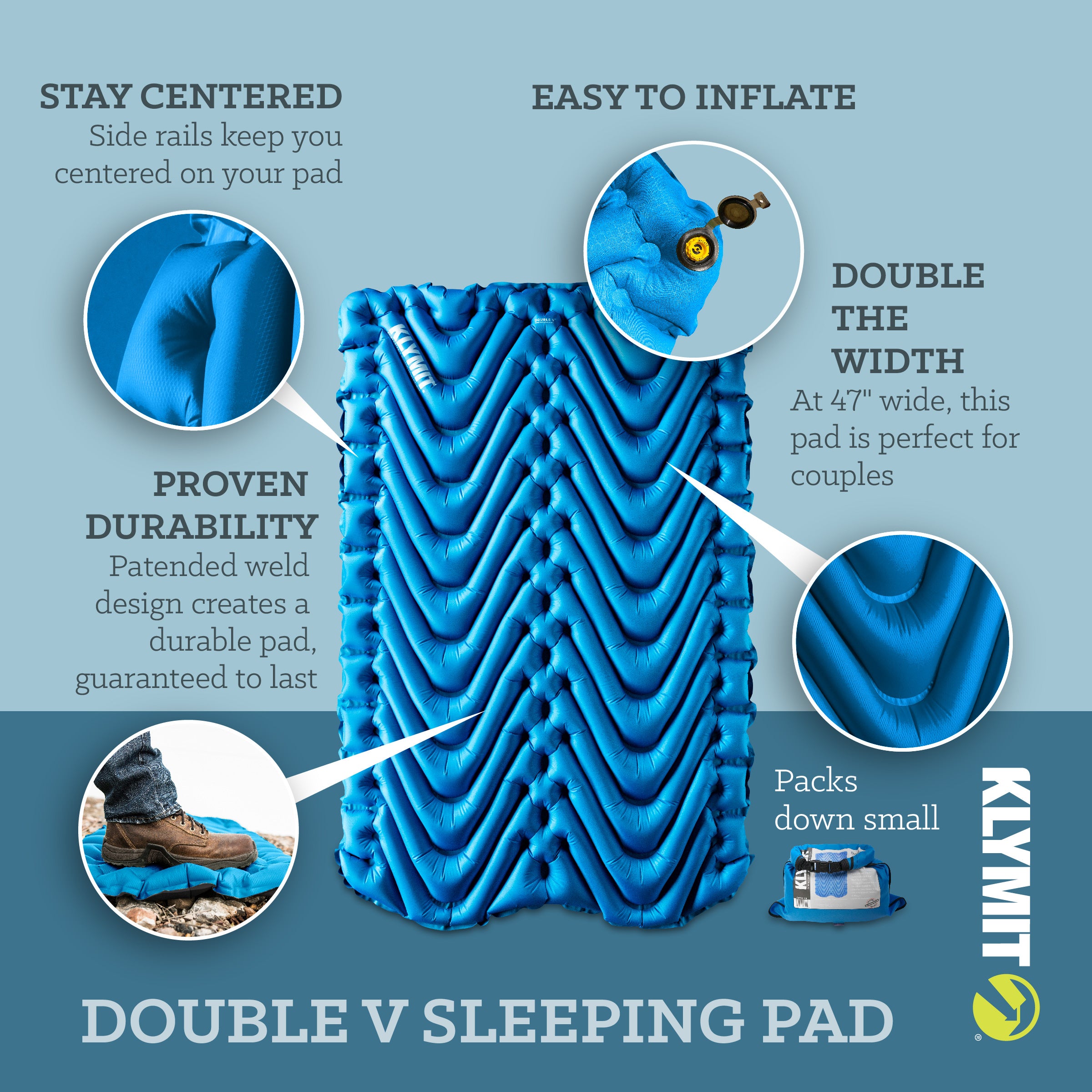 Double V Sleeping Pads