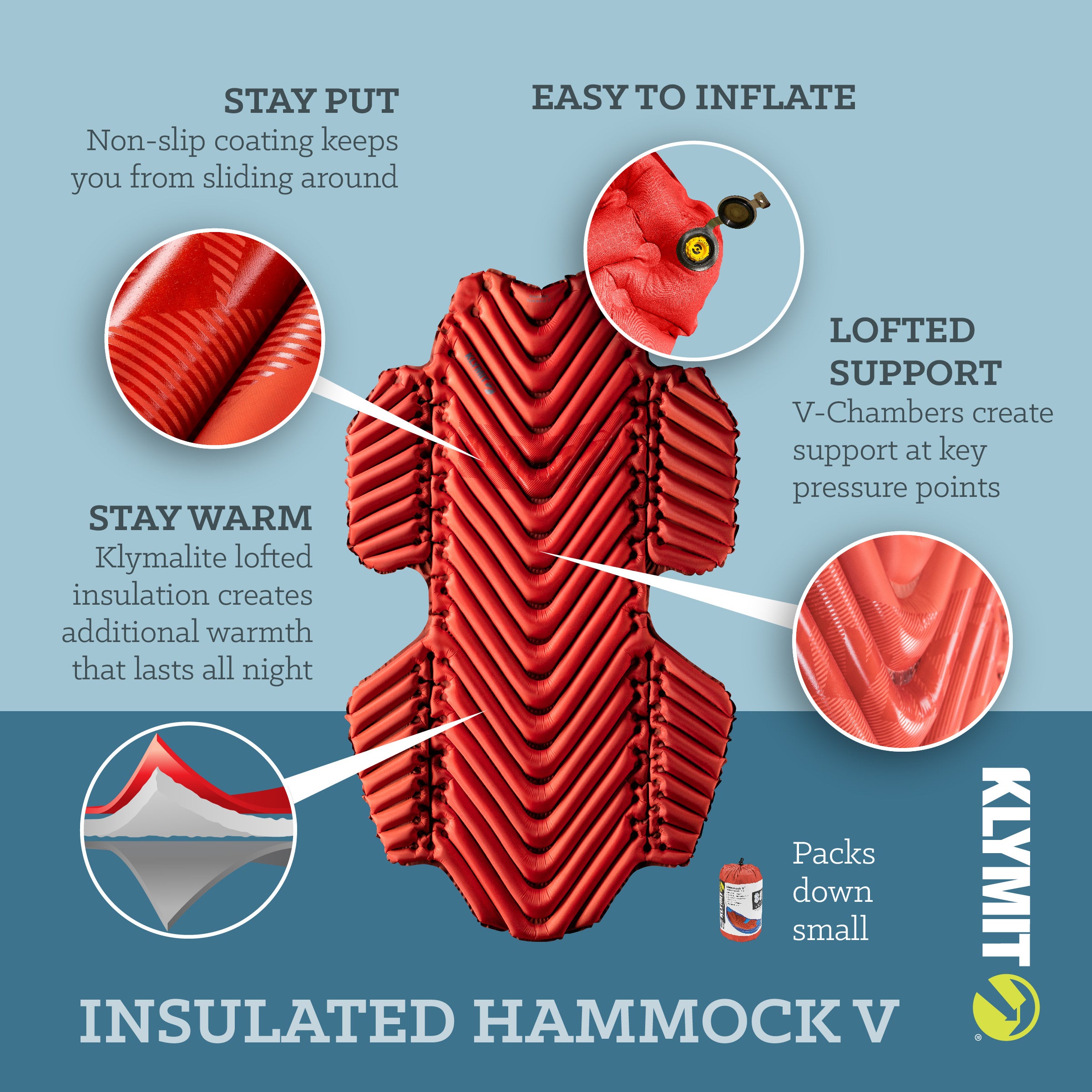 Insulated Hammock V Sleeping Pads