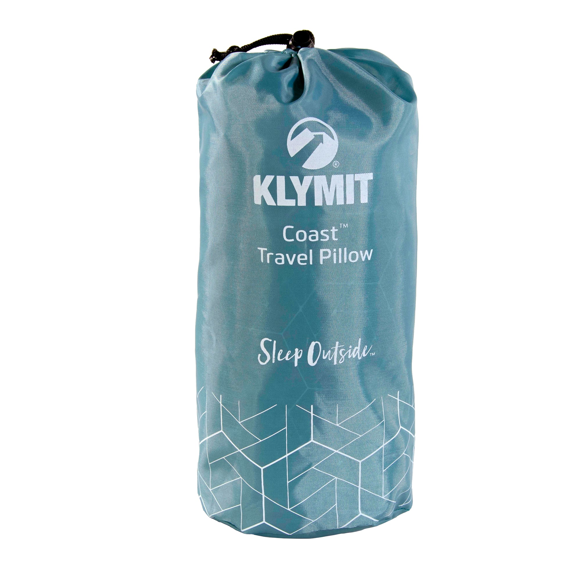 Coast Travel Pillow, Teal, Stuff Sack