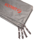 all-groups Cross Canyon Tent Footprint, 2 Person Gray, Corner Close Up