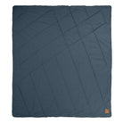 Homestead Cabin Comforter Blanket, Blue, Front