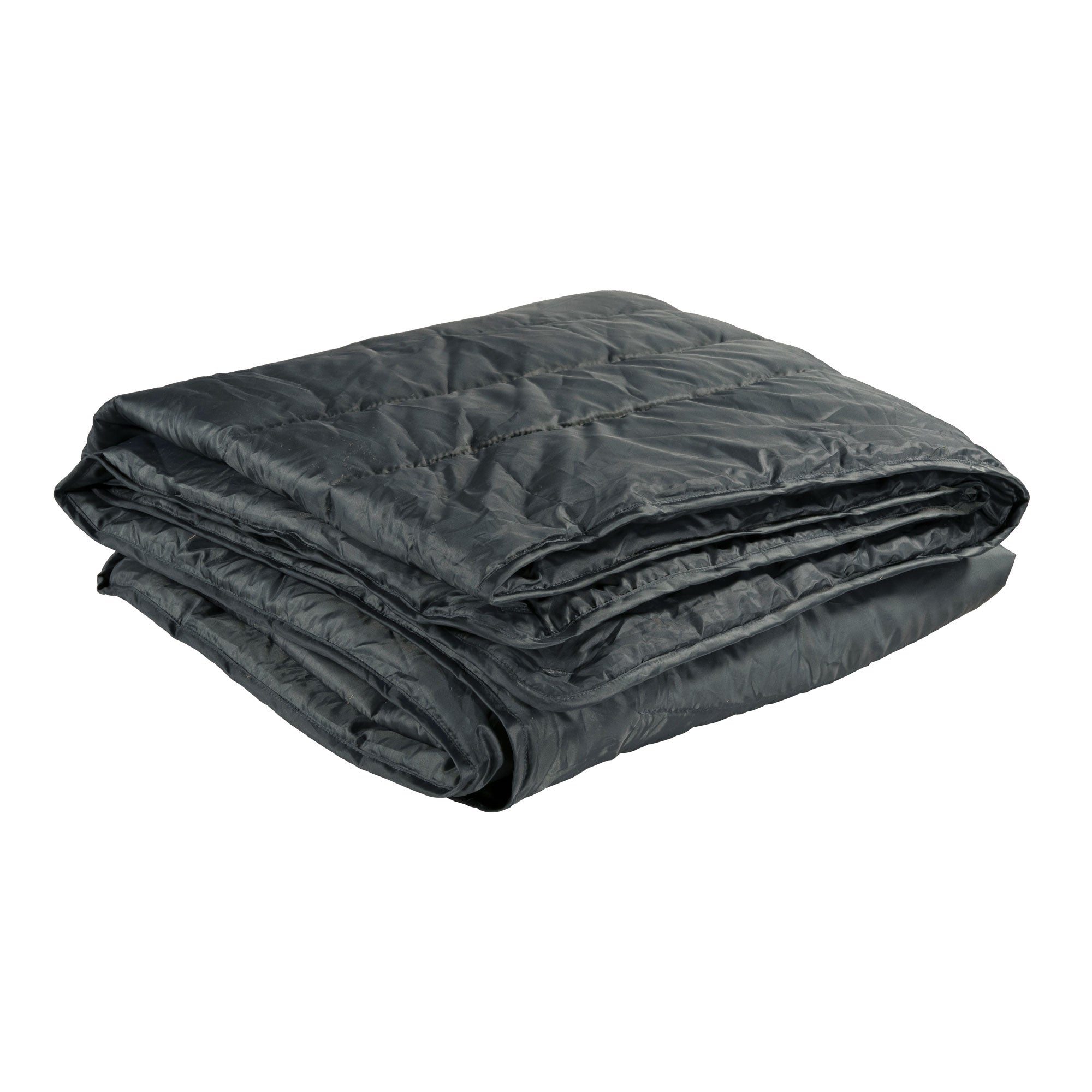 Horizon Travel Blanket, Gray, Folded