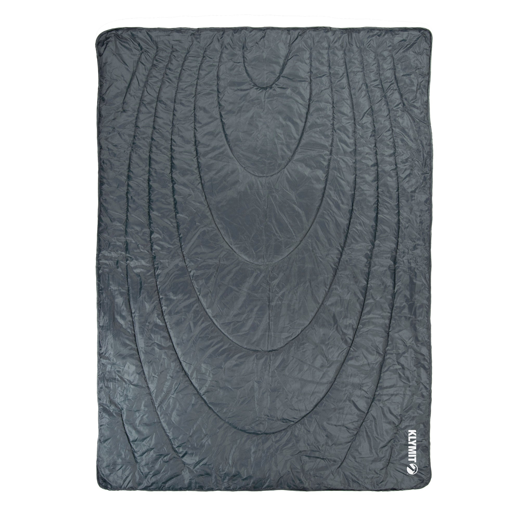 Horizon Travel Blanket, Gray, Front