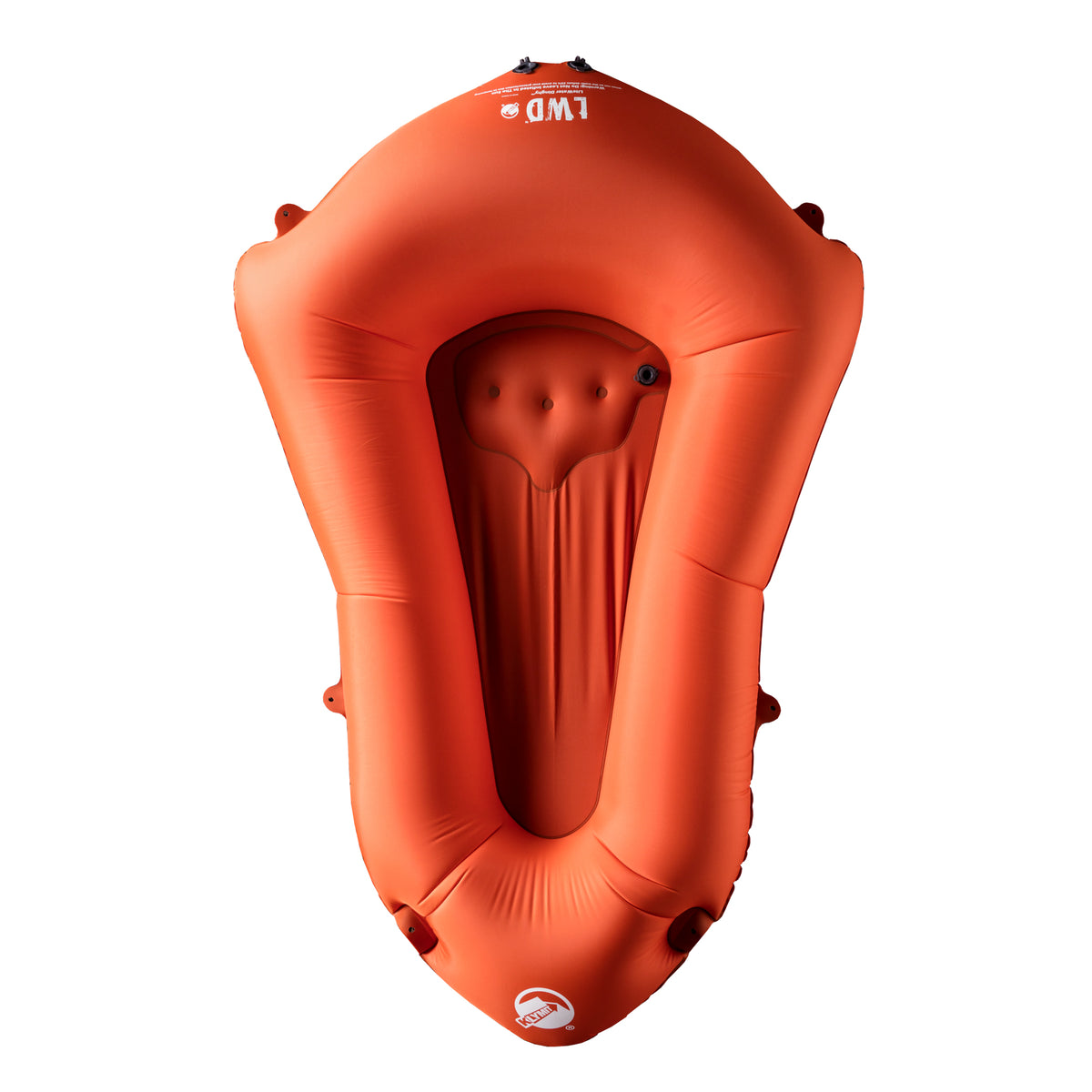LiteWater Dinghy, Orange, Top Angle