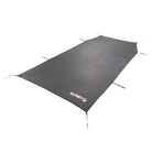 Maxfield Tent Footprint, 2 Person Gray, Side Angle