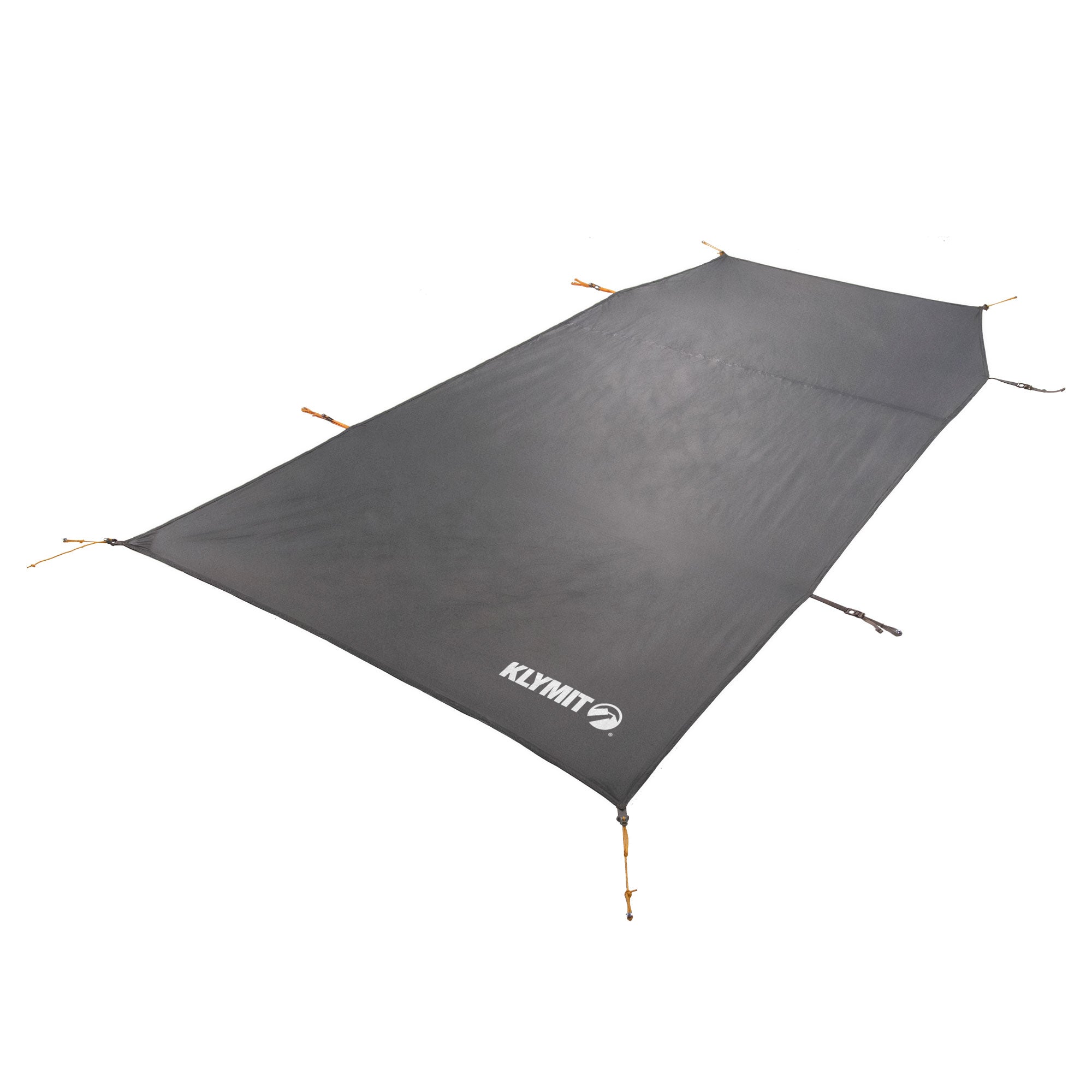Maxfield Tent Footprint, 2 Person Gray, Side Angle