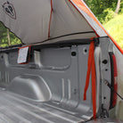 all-groups Truck Tent, Gray/Orange, Up Close Interior Tent Straps