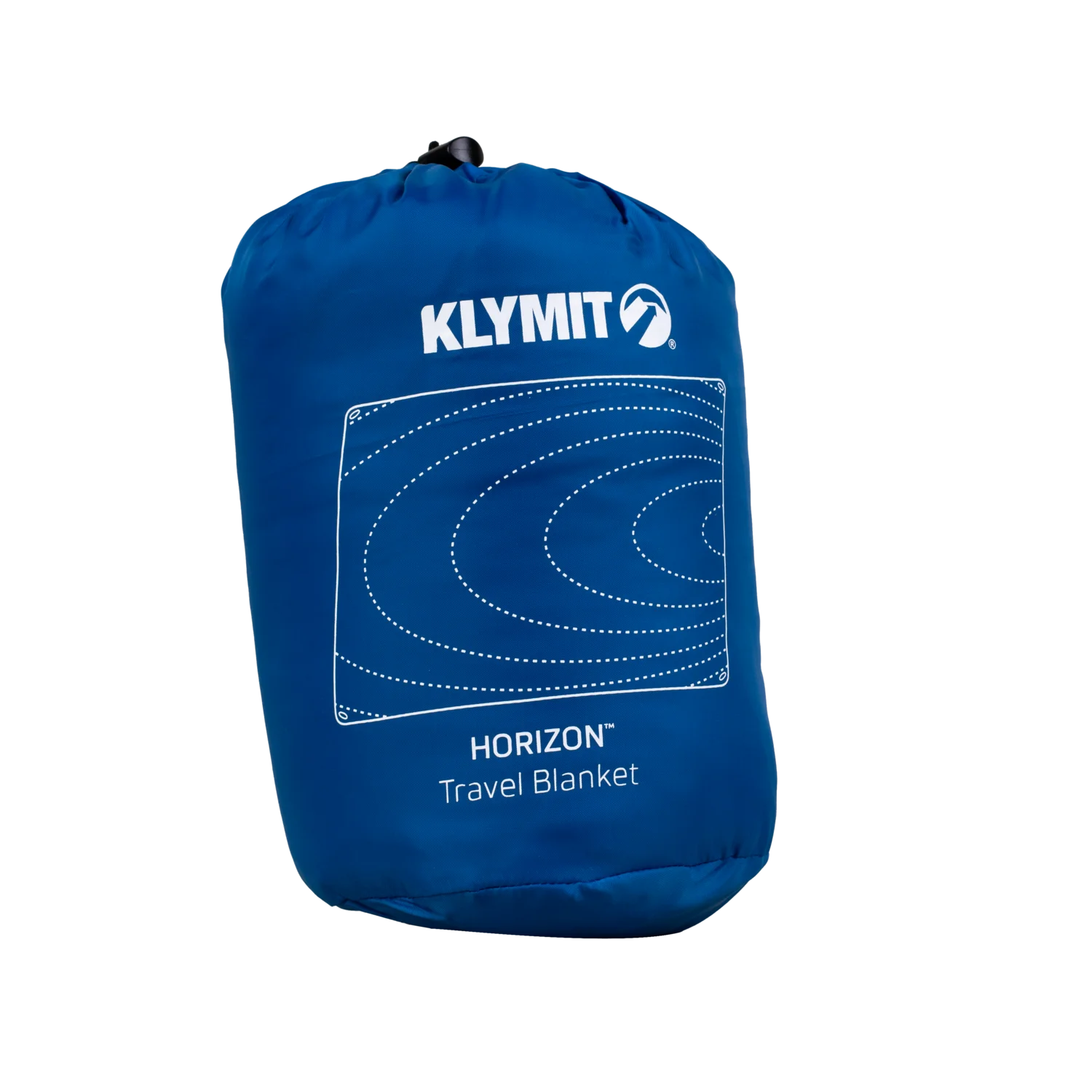Horizon Travel Blanket, Deep Water, Stuff Sack