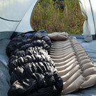 Static V Sleeping Pad, Recon, Lifestyle Pad and Bag Inside a Tent