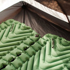 Static V Sleeping Pad, Green, Lifestyle Up Close in Tent