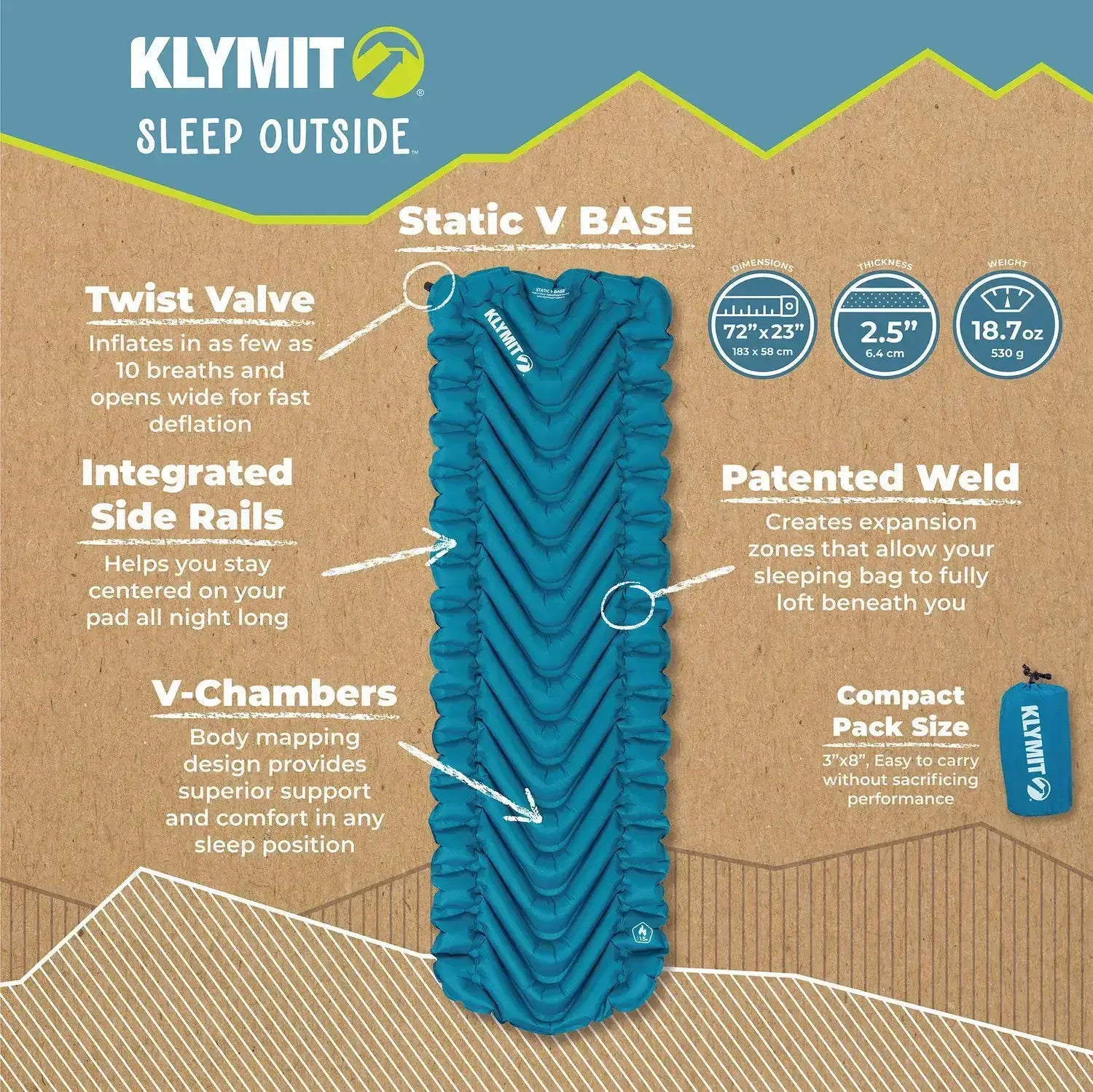 Static V Base, Product Infographic