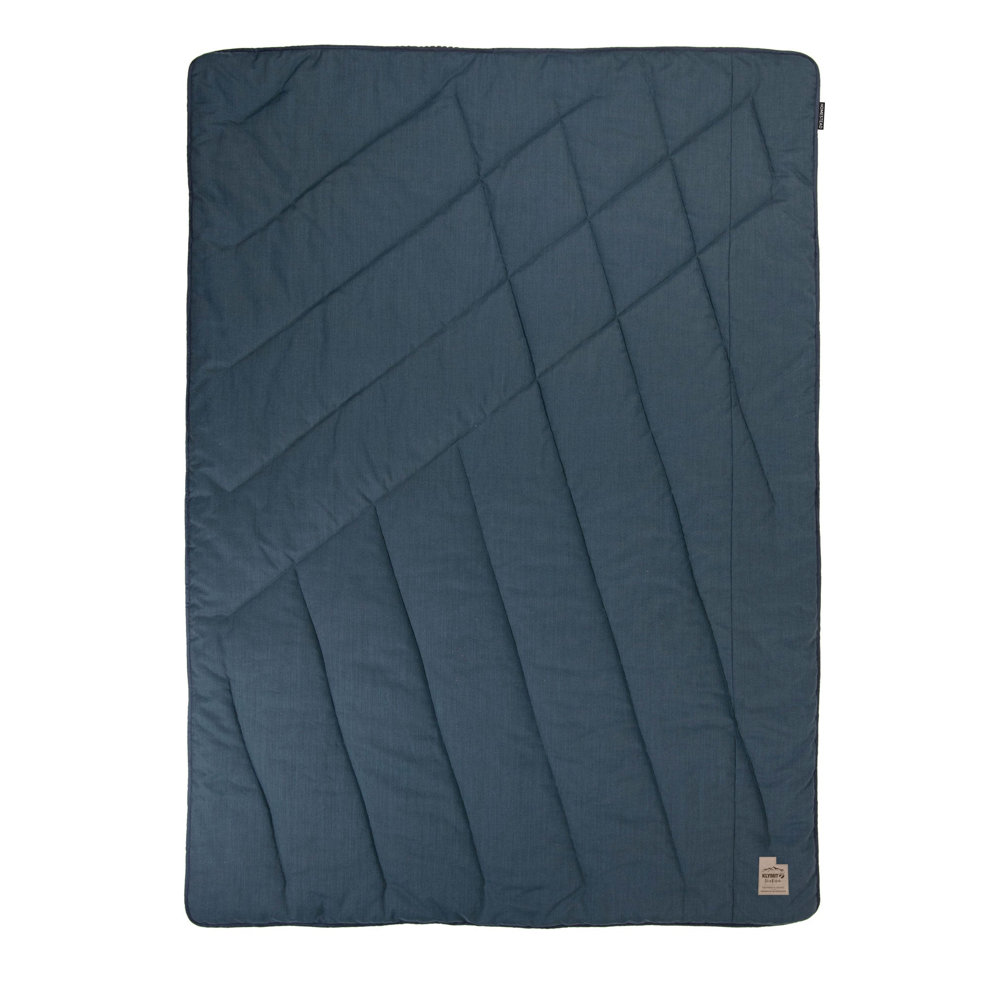 Homestead Cabin Comforter Blanket, Blue/Gray, Front