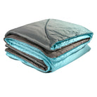 Horizon Backpacking Blanket, Blue/Gray, Folded