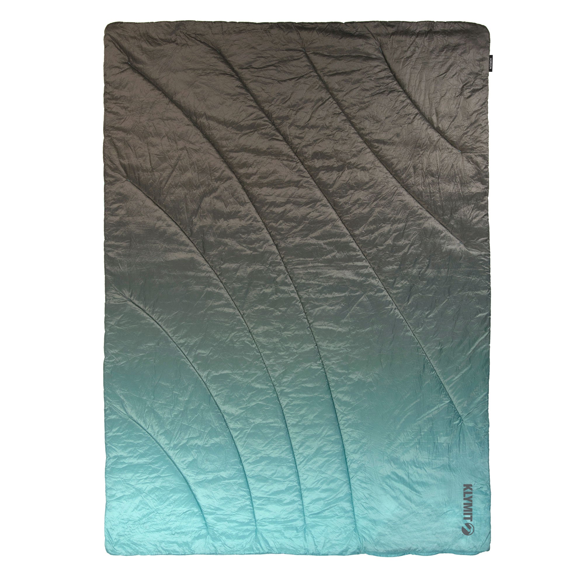 Horizon Backpacking Blanket, Blue/Gray, Front