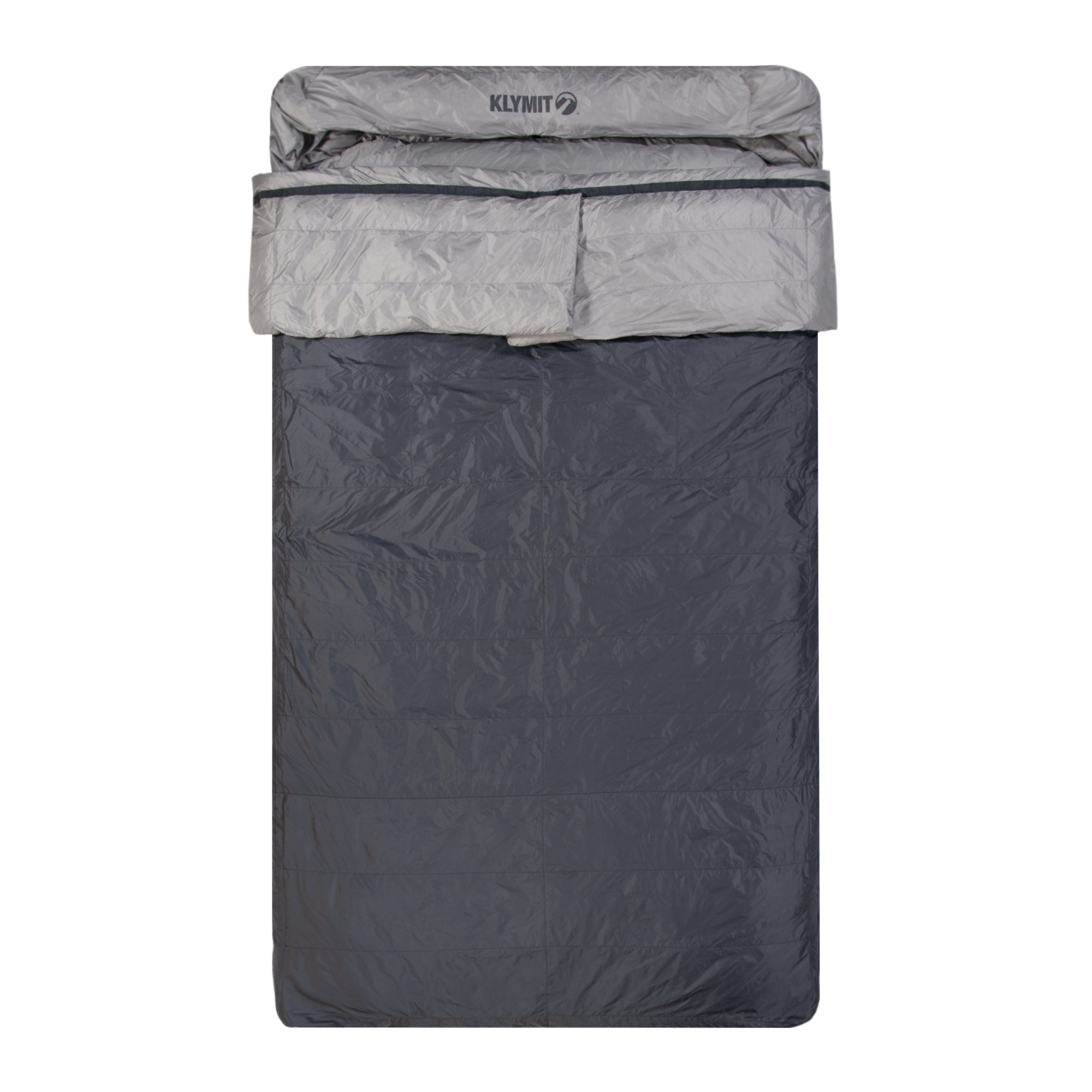 KSB Double Sleeping Bag, Gray, Front