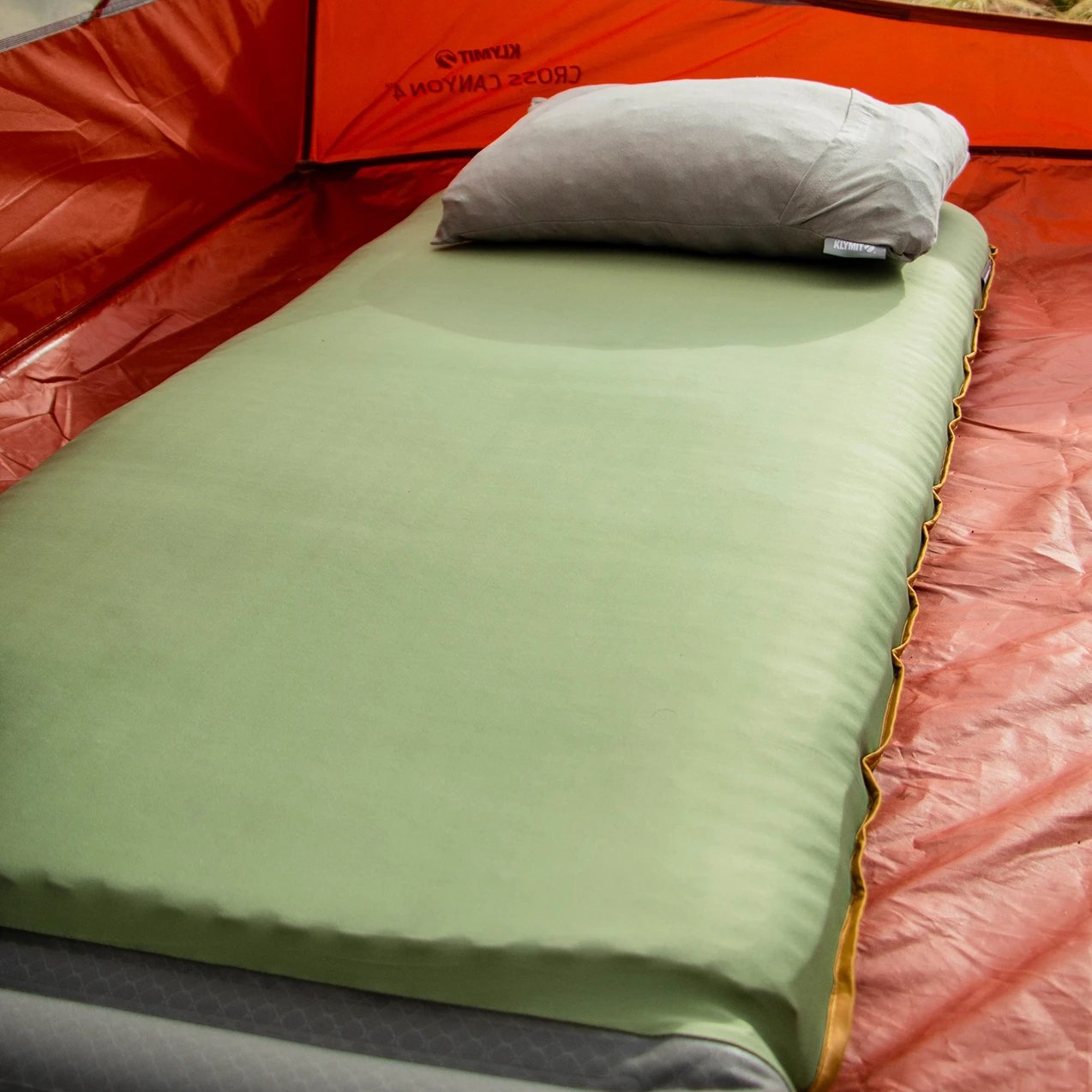 Klymaloft Sleeping Pad, Green Regular, Lifestyle Tent