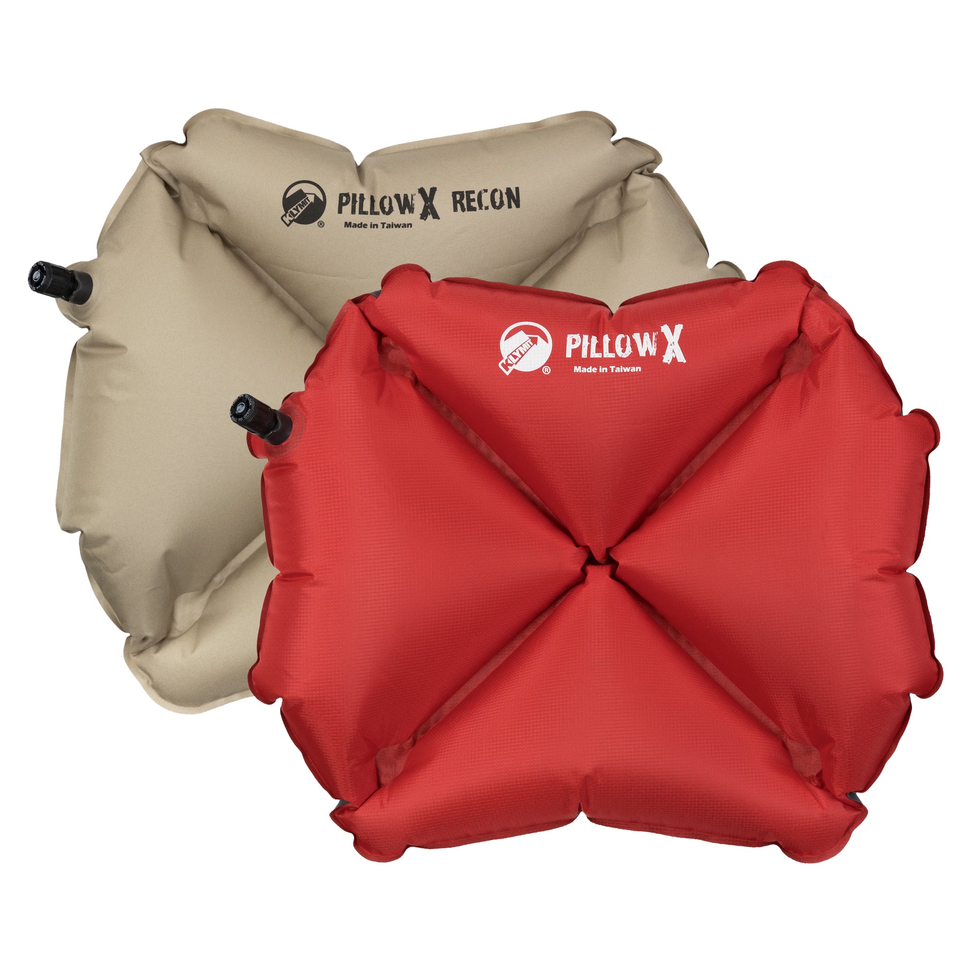 Pillow X, Red and Recon, Front