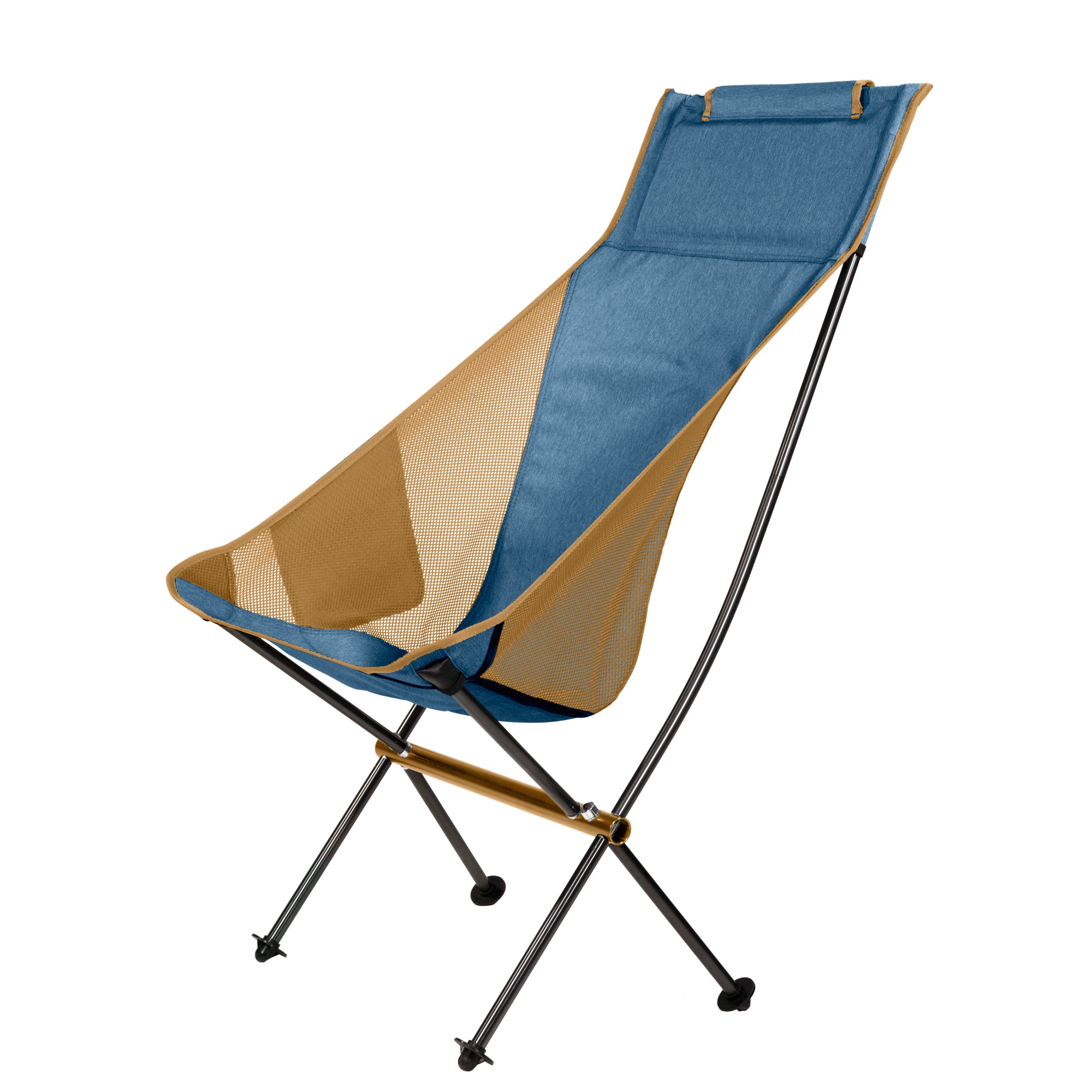 Ridgeline Camp Chair Blue High back
