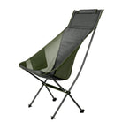 Ridgeline Camp Chair, Green, Side Angle